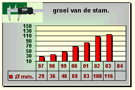 Rode Boskoop groeigrafiek
